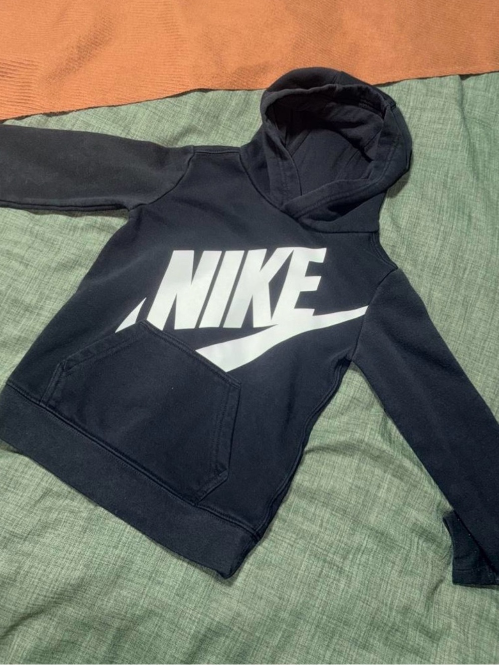 Nike Black Hoodie with White Logo